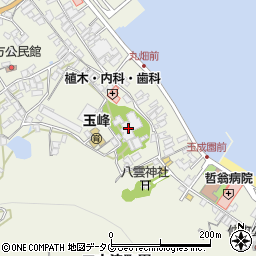 玉峰寺周辺の地図