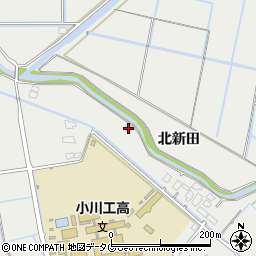 熊本県宇城市小川町北新田1008周辺の地図