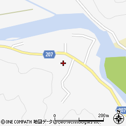 宮崎県延岡市宇和田町1108-1周辺の地図