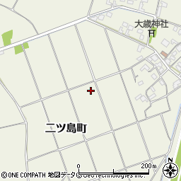 宮崎県延岡市二ツ島町周辺の地図