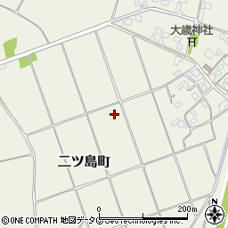 宮崎県延岡市二ツ島町周辺の地図