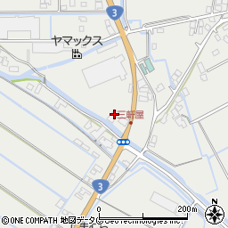 熊本県宇城市小川町北新田1230周辺の地図