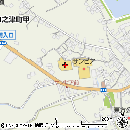 ホームプラザナフコ口之津店周辺の地図