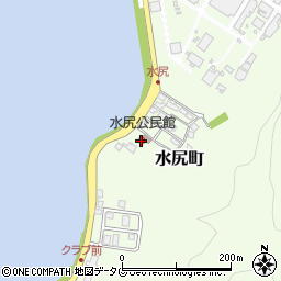 水尻公民館周辺の地図