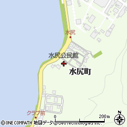 水尻公民館周辺の地図