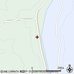 熊本県下益城郡美里町坂貫1265周辺の地図
