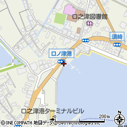 島鉄バス　口之津営業所周辺の地図