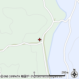熊本県下益城郡美里町坂貫238周辺の地図