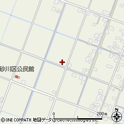 熊本県宇城市松橋町砂川周辺の地図