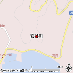 宮崎県延岡市安井町周辺の地図