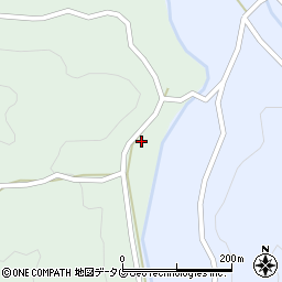 熊本県下益城郡美里町坂貫227周辺の地図