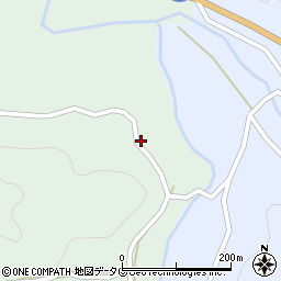 熊本県下益城郡美里町坂貫210周辺の地図
