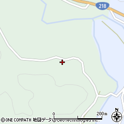 熊本県下益城郡美里町坂貫296周辺の地図