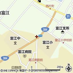ＪＡ富江ＳＳ周辺の地図