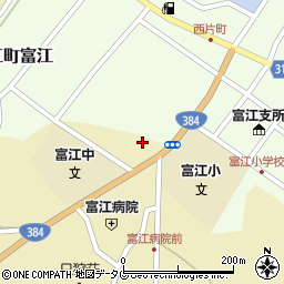 ごとう農業協同組合　富江三菜加工所周辺の地図