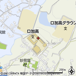 長崎県立口加高等学校周辺の地図