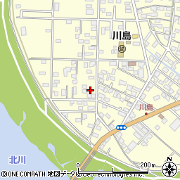 宮崎県延岡市川島町3837周辺の地図