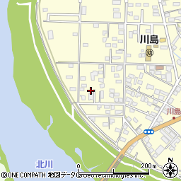 宮崎県延岡市川島町3820周辺の地図