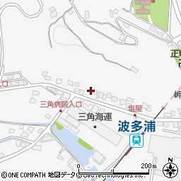 熊本県宇城市三角町波多1598周辺の地図
