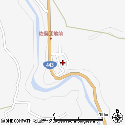 熊本県下益城郡美里町佐俣2130周辺の地図