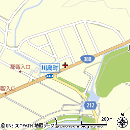 宮崎県延岡市川島町1324周辺の地図
