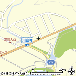 宮崎県延岡市川島町1323周辺の地図