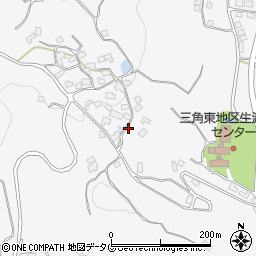 熊本県宇城市三角町波多1801周辺の地図