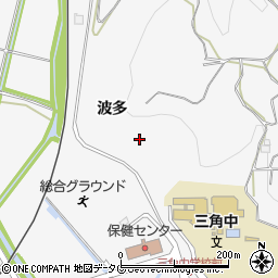 熊本県宇城市三角町周辺の地図