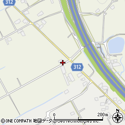 熊本県宇城市松橋町竹崎569周辺の地図