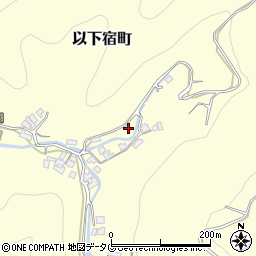 長崎県長崎市以下宿町周辺の地図