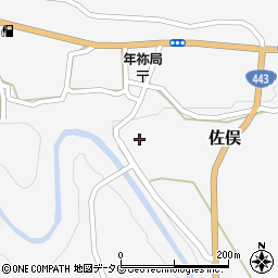 熊本県下益城郡美里町佐俣1845周辺の地図
