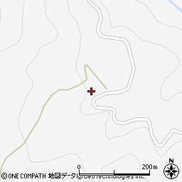 熊本県下益城郡美里町洞岳2606周辺の地図