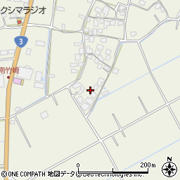 熊本県宇城市松橋町竹崎1458周辺の地図