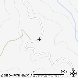 熊本県下益城郡美里町洞岳2741周辺の地図