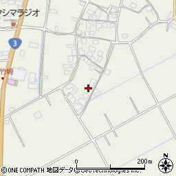 熊本県宇城市松橋町竹崎1832周辺の地図
