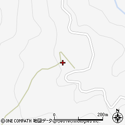 熊本県下益城郡美里町洞岳2611周辺の地図