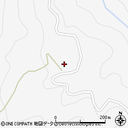 熊本県下益城郡美里町洞岳2745周辺の地図