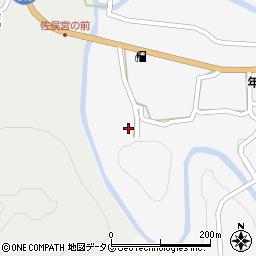 熊本県下益城郡美里町佐俣181周辺の地図