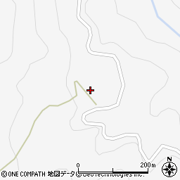 熊本県下益城郡美里町洞岳2620周辺の地図