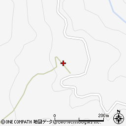 熊本県下益城郡美里町洞岳2619周辺の地図