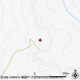 熊本県下益城郡美里町洞岳2621周辺の地図