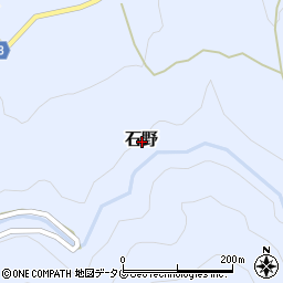 熊本県下益城郡美里町石野周辺の地図