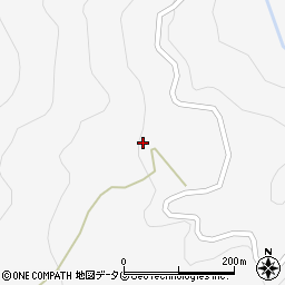 熊本県下益城郡美里町洞岳2573周辺の地図
