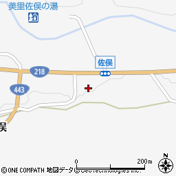 熊本県下益城郡美里町佐俣1153周辺の地図