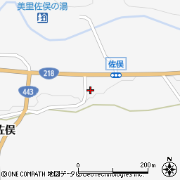 熊本県下益城郡美里町佐俣1145周辺の地図