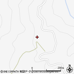 熊本県下益城郡美里町洞岳2612周辺の地図