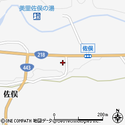 熊本県下益城郡美里町佐俣439周辺の地図