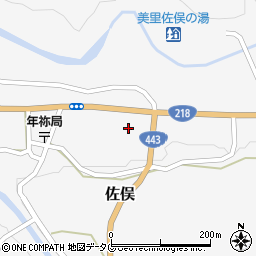 熊本県下益城郡美里町佐俣388周辺の地図