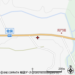 熊本県下益城郡美里町佐俣1020周辺の地図