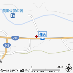 熊本県下益城郡美里町佐俣1134周辺の地図